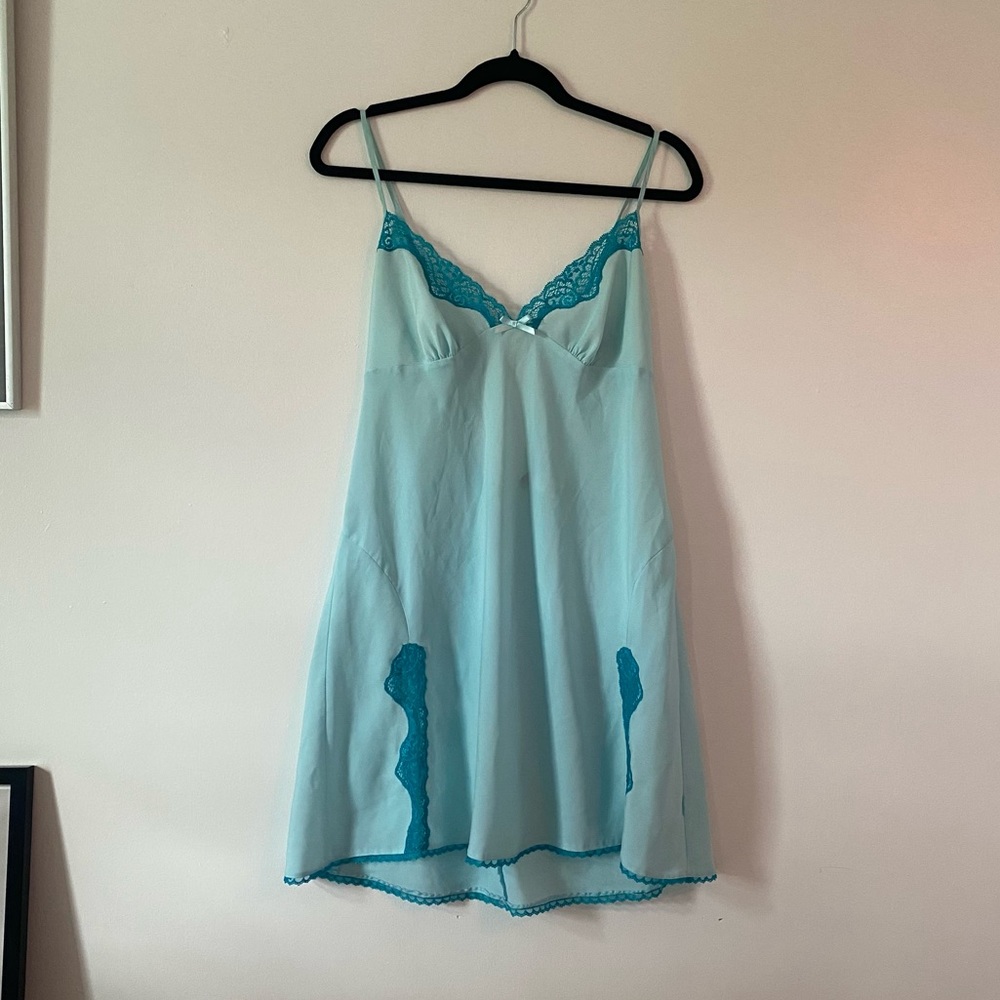 la senza slip dress with lace